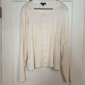 J. Crew Fine Rib Knit Cardigan 3X